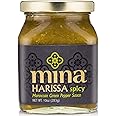 Mina Harissa Green Hot Sauce, Put an Exotic Moroccan Spin on Classic Salsa Verde with this Spicy Chili Garlic Sauce (10 Ounce