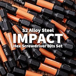 GRENPRO Hex Bit Set,Impact Hex Head Allen Wrench