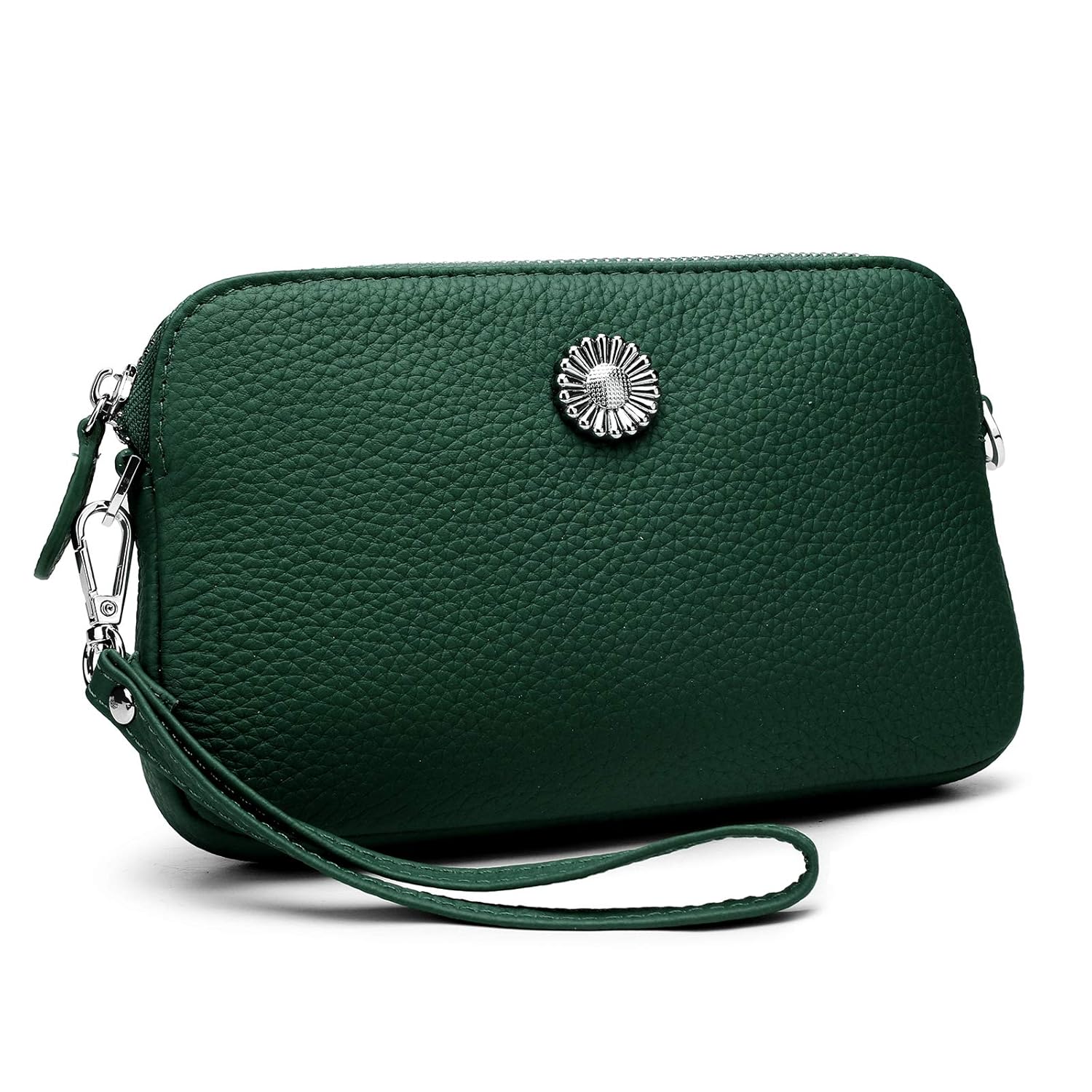 Buy YALUXE Leather Wristlets for Women Clutch Wallet Wrist Strap