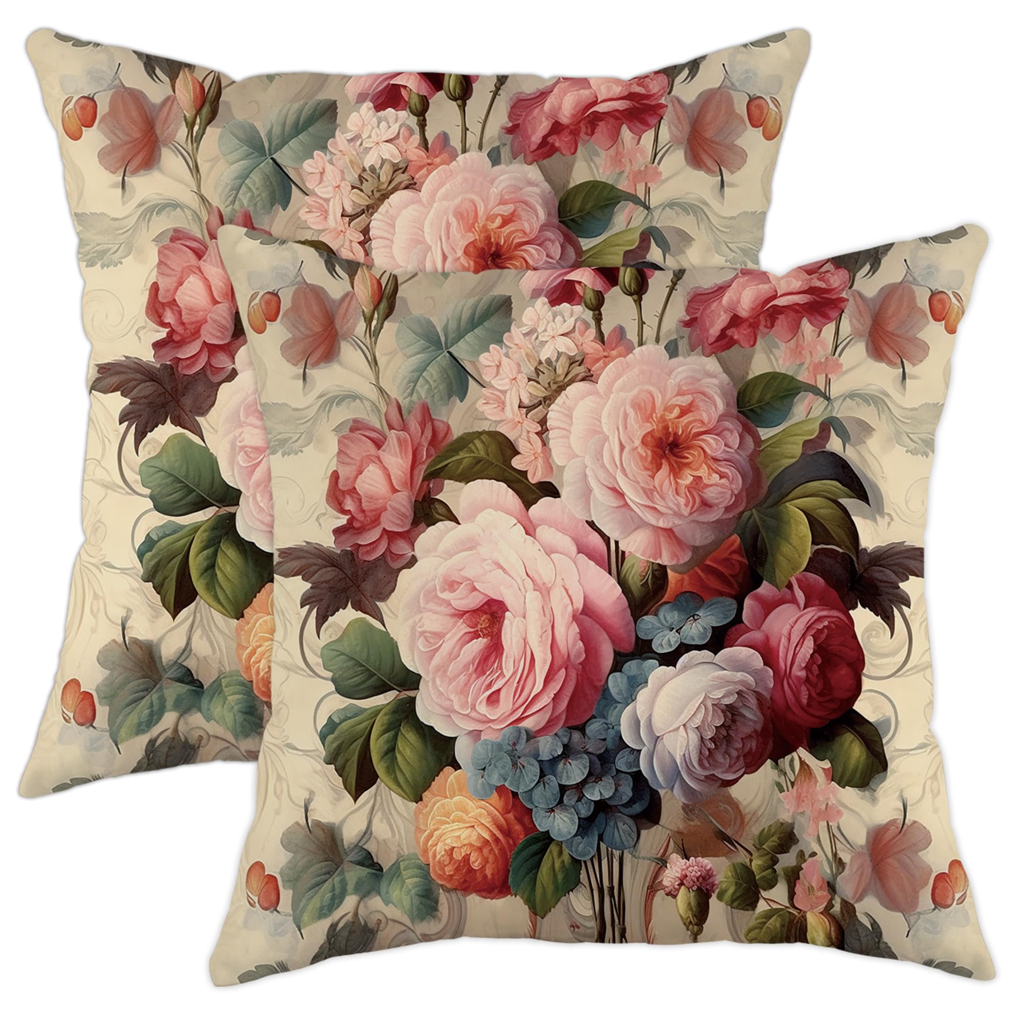 Photo 1 of ***STOCK PHOTO FOR REFERENCE ONLY***
embroidered roses 18” pillow case