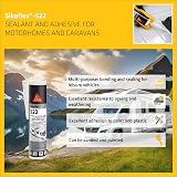 Sika 522 Caravan Motor Home Adhesive Sealant Cartridge Black 300ml Weather UV view 3