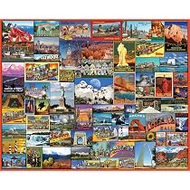 Amazon.com: White Mountain Puzzles Best Places in America - 1000 ...