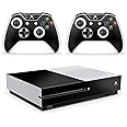 GNG Console Skin Decal Sticker Compatible with Xbox One S Black + 2 Controller Skins