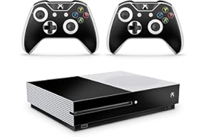GIZMOZ N GADGETZ GNG Console Skin Decal Sticker Compatible with Xbox One S Black + 2 Controller Skins