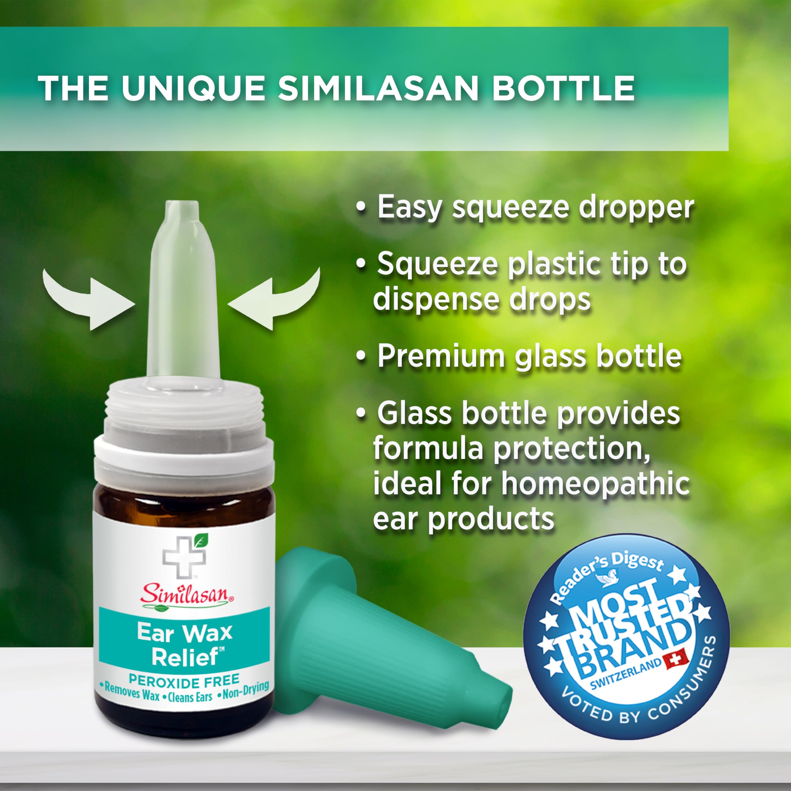 Similasan Ear Wax Removal Kit, 0.33 Ounce Bottle Ear Drops with Bulb Syringe