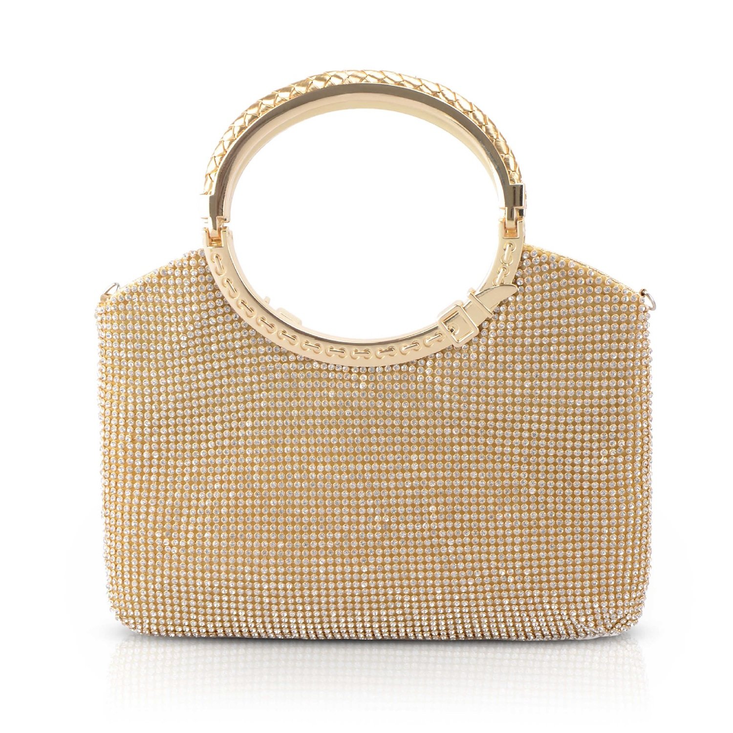 KISSCHIC Clutch Purses for Women Handbag Crystal