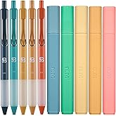 BLIEVE - Aesthetic Highlighters and Gel Pens With Soft Ink and Chisel Tip, Bible Highlighters and Pens No Bleed, Dry Fast Eas