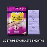 Zero In Clothes Moth Killer Strip S 20-Pack Fragranced Wardrobe Cupboard view 3
