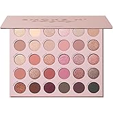 ColourPop Smoke N Roses Eyeshadow Palette - Rosey & Smokey Hues with Metallic and Matte Finishes - High-Pigment Eye Makeup with a Long-Wearing Formula (1.16 oz)