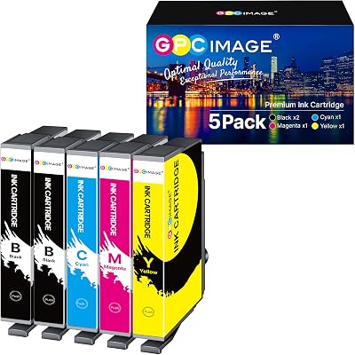 GPC Image 604XL Ink Cartridge Multipack (5-Pack) For Epson XP WF Printers