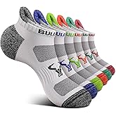 BULLIANT Women Ankle Socks, Active Low-Cut Sock Cushioned Footbed Arch Support for Running Walking Sneakers