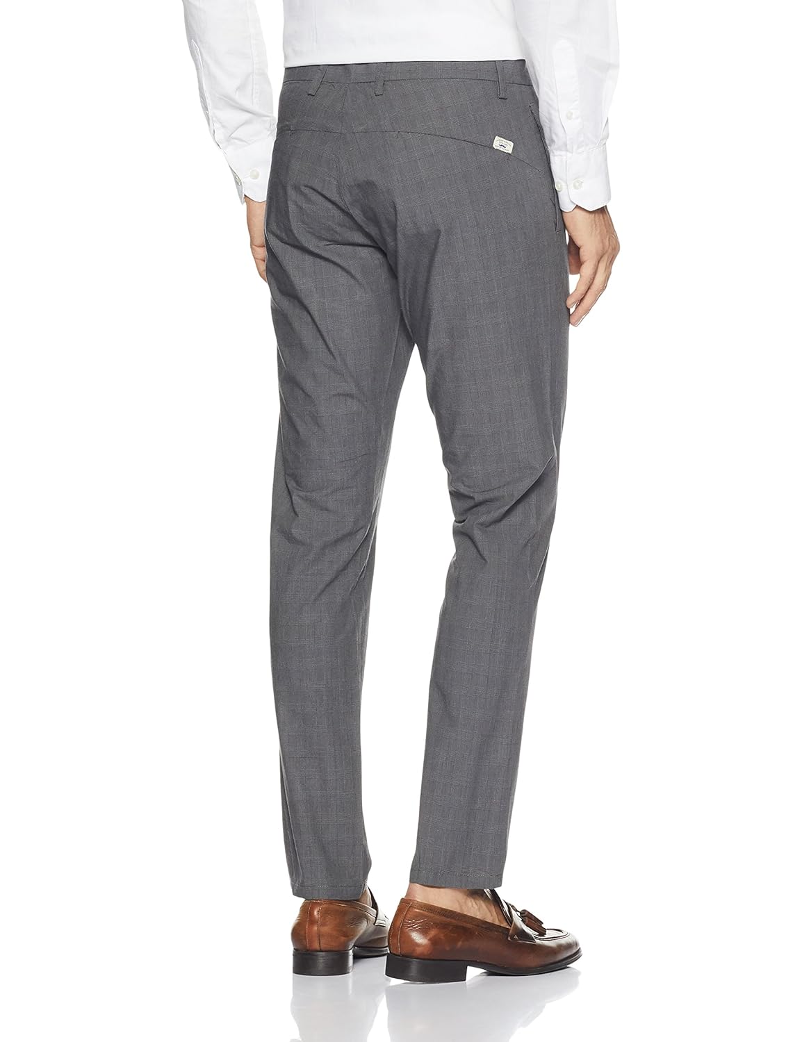 indigo nation men's straight fit formal trousers