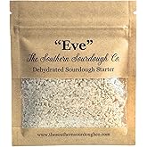 Eve - The Southern Sourdough Co. Dehydrated Sourdough Starter | 10 grams of Beginner Friendly Sour Dough Starter | Easy Fast Activation | Homemade Artisan Bread | Made Popular on TikTok | Made With Organic Flour