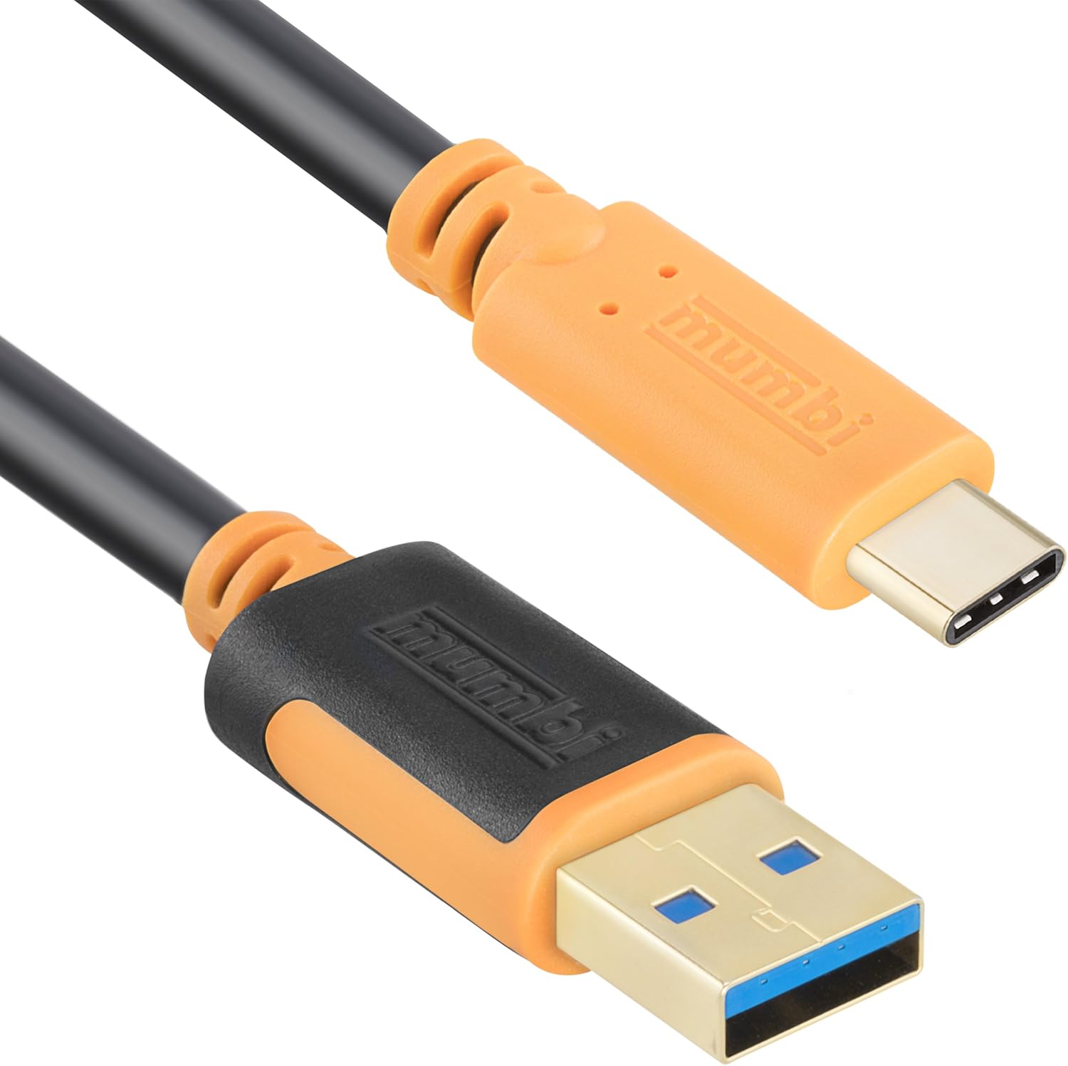 mumbi 2 m Dual Colour USB 3.0 Connection Cable USB-C Male to USB-A 3.0 Male Cable 200 cm