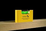Stabila 17773 Pocket Basic Spirit Level Yellow Black 3.5 in view 3