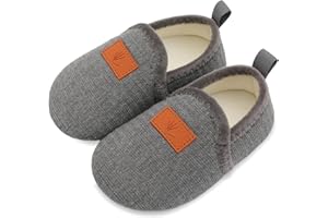 Lisdwde Kids Winter Indoor Household Shoes Toddler Boys Girls House Slippers Warm Socks for Baby