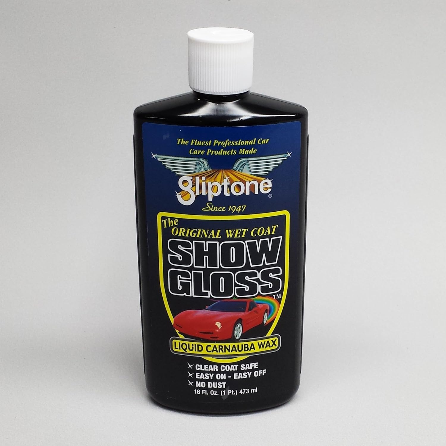 Gliptone GT0416 Show Gloss Liquid Carnauba Wax 16 oz., Exterior Care