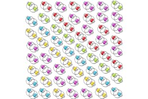 Skylety 20 Pcs Bike Fidget Chain Flippy Toy Bulk Mini Chain Key Ring Toys for ADHD Stress Relief Flippy Key for Adults and Teens Student Christmas for Gifts