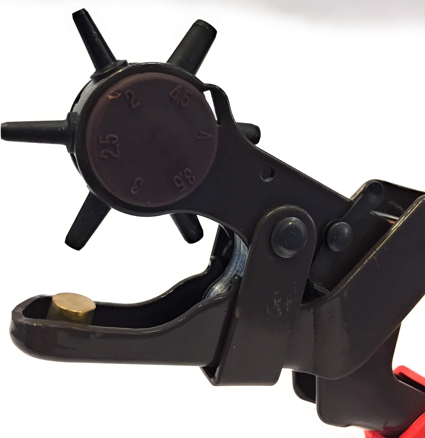 Pinza Girevole Per Pelle AMTECH A 6 Misure - Attrezzo Per Fare Fori Su Cinture E Progetti Fai-da-te