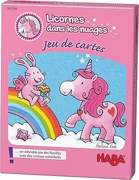 HABA 301794 - Unicornios en Las Nubes - Juego de Cartas: Amazon.es: Juguetes y juegos