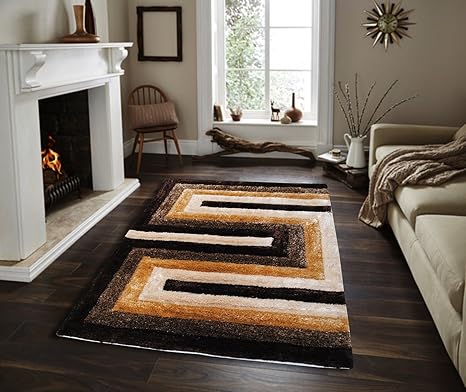 Buy Flooring India 3d Maze Carpet 90 X 150 Cms Beige Online At