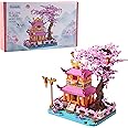 Kadablk Architecture Dream Flower Building Block, Japan Sakura Tree House Construction, 1810PCS for Adults & Kids, Mirco Model Set,Creator Blocks,Mini DIY STEM, Assembly Toys