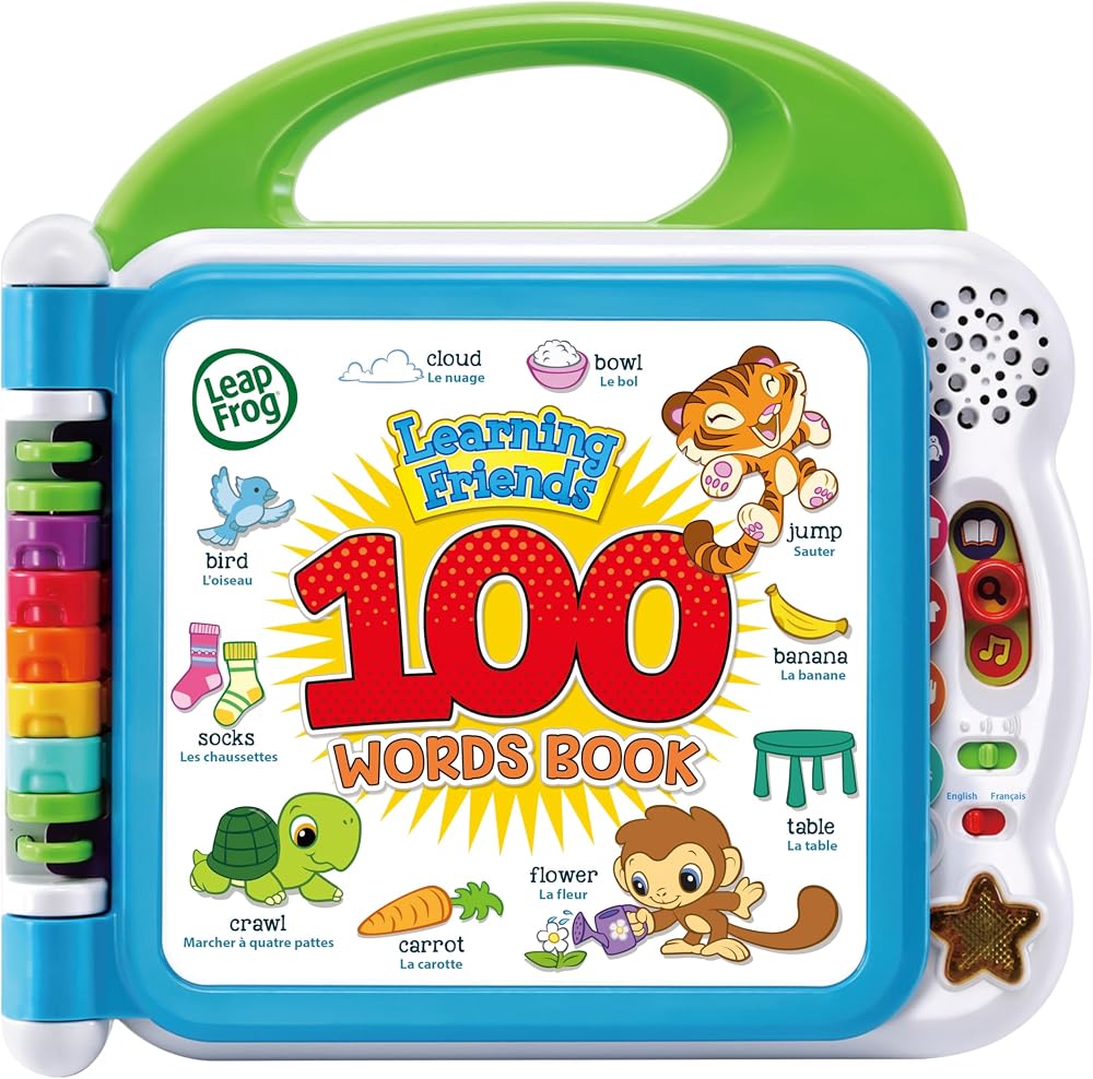 LeapFrog Learning Friends 100 Words Bilingual Interactive Book Toy