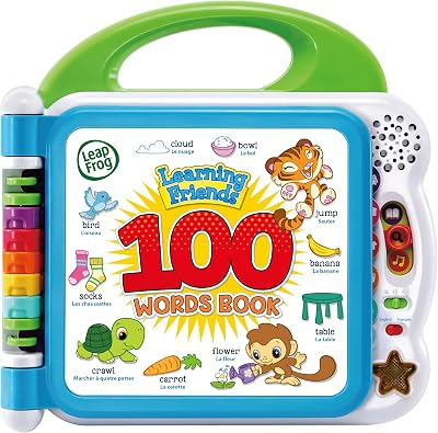 LeapFrog Learning Friends 100 Words Bilingual Interactive Book Toy