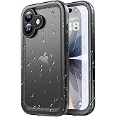 SPORTLINK for iPhone 17 Case - IP68 Waterproof Military Protective Full Body Heavy Duty Shockproof 360 Sealed Dustproof with Camera Screen Protector Phone Cover for iPhone 17 6.3" Black