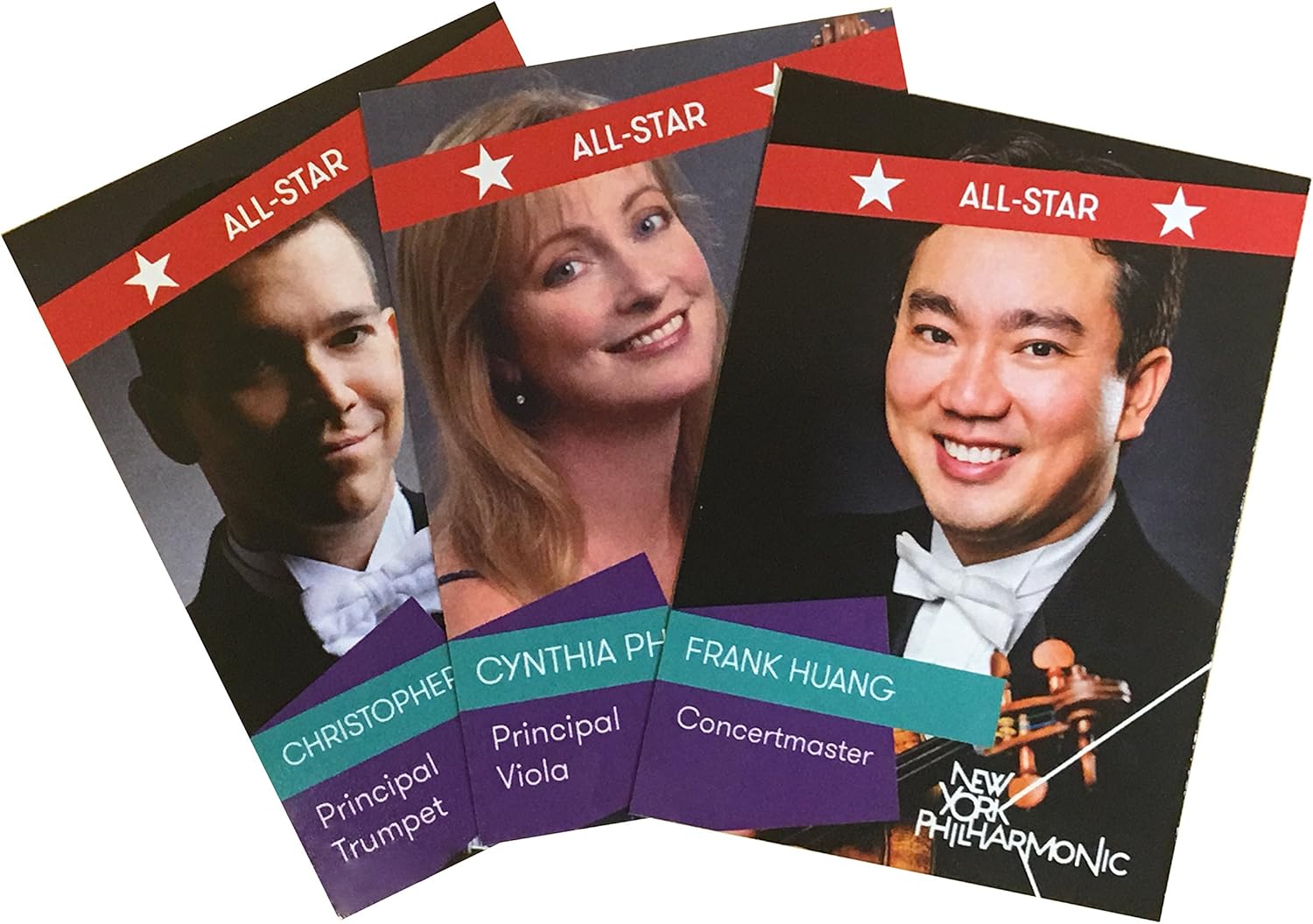 Limited Edition NY Philharmonic Musician Trading Cards 3