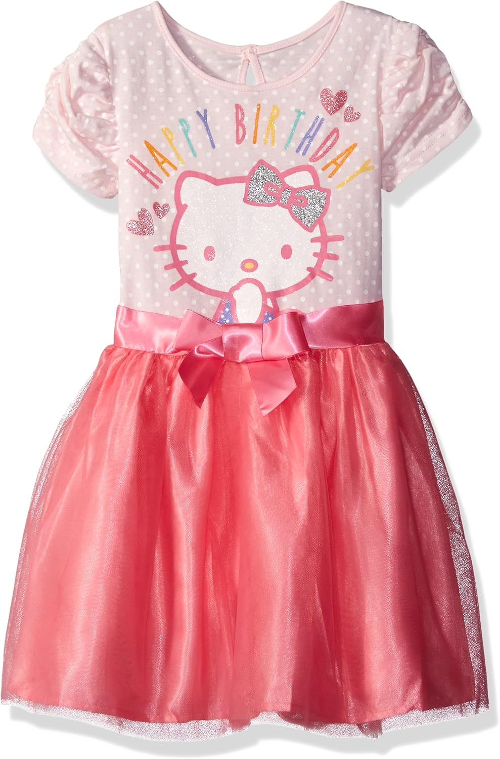 Hello Kitty Girls' Little Happy Birthday Tutu Dress Clothing