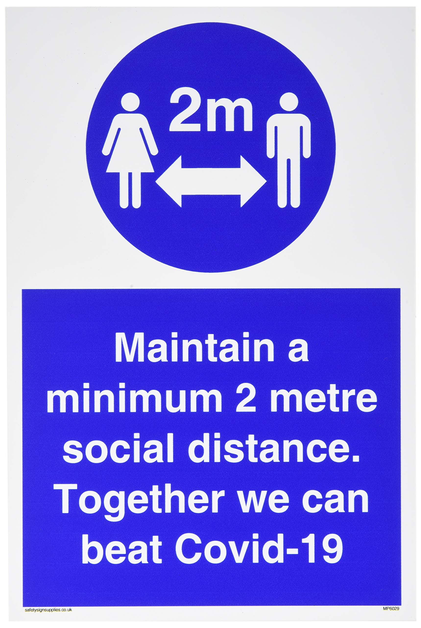 Maintain a minimum 2 metre social distance. Together we can beat Covid-19
