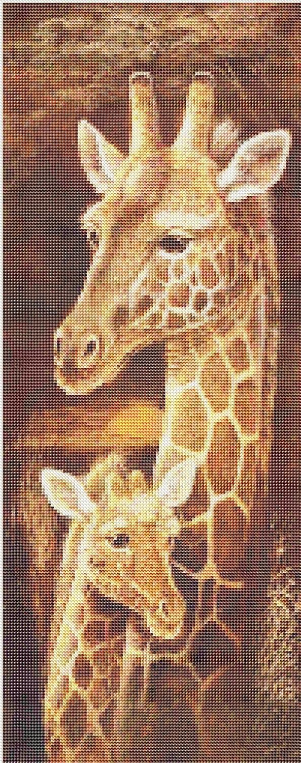 ParNarZar 5D Diamond Painting Kits 15.7x41" Giraffes Big XLL Full Drill DIY 5D Diamond Rhinestone Crystal Painting Cross Stitch Kit Wall Art Decor Diamond Embroidery Painting by Number Kits - Image 4