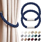 Pretty Jolly 2 Pack Magnetic Curtain Tiebacks Royal Blue Modern Drape Holdbacks