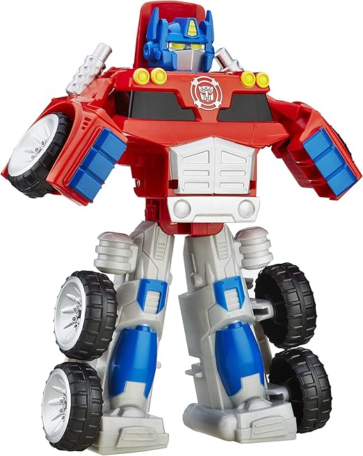 Playskool Heroes Transformers Rescue Bots Optimus Prime Amazon.es