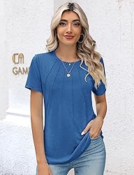 Kistore Womens Tops Comfy Short Sleeve Crewneck
