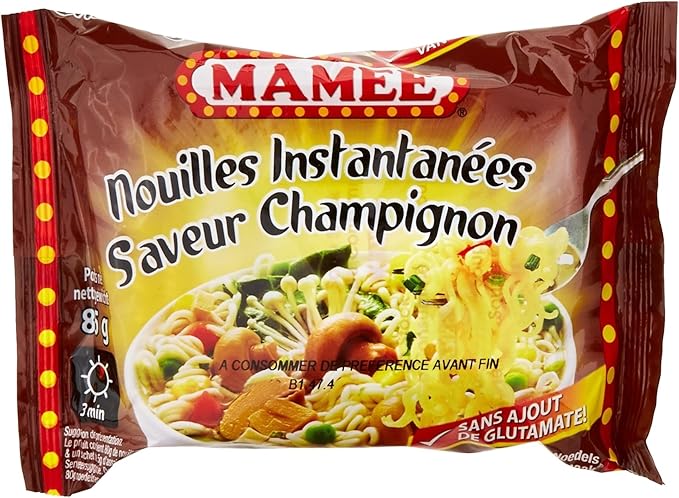 Mamee Nouilles Instantanees Saveur Champignon Le Sachet De 85g
