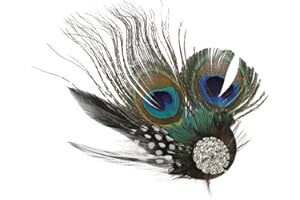 PACKOVE Peacock Hair Clips for Women Elegant Barrettes Hair Accessories for Weddings and Special Occasions Lightweight 2.17X1