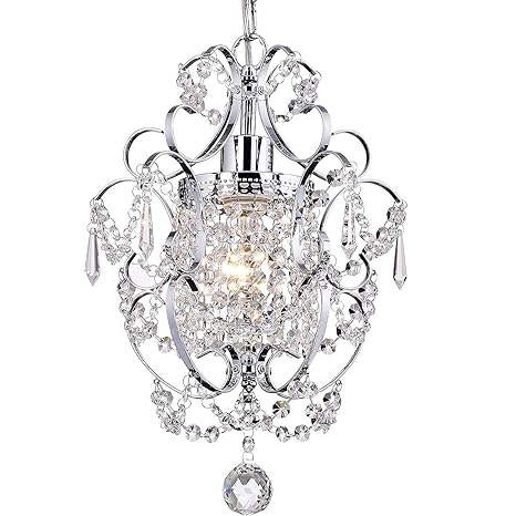 Garwarm Modern Crystals Chandeliers Small Chandelier Pendant Lighting Ceiling Lights Fixtures For Living Room Bedroom Restaurant Porch Dining