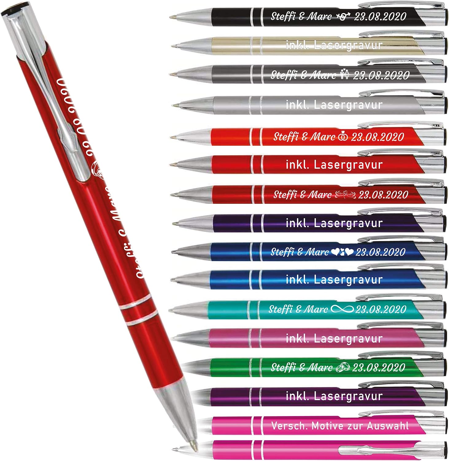 Kugelschreiber Mit Gravur Hochzeitsdesign Personalisierbar kugelschreiber-mit-gravur-hochzeitsdesign-personalisierbar