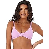 Roxy Women's Love Knot Bikini Top – UPF 50+, Quick-Dry, Removable Pads, Swimsuit Top, Surf & Beachwear