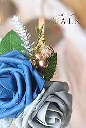 Breeze Talk Artificial Flowers Royal Blue Roses