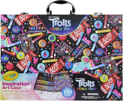 trolls travel art easel