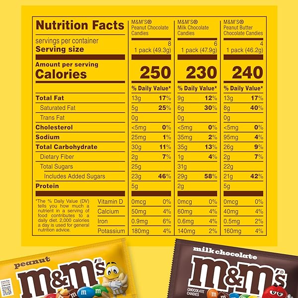 M&M’S MILK CHOCOLATE CANDY, HALLOWEEN VARIETY PACK, FULL SIZE, PACK OF 18, BULK CANDY CHOCOLATE INDIVIDUALLY WRAPPED