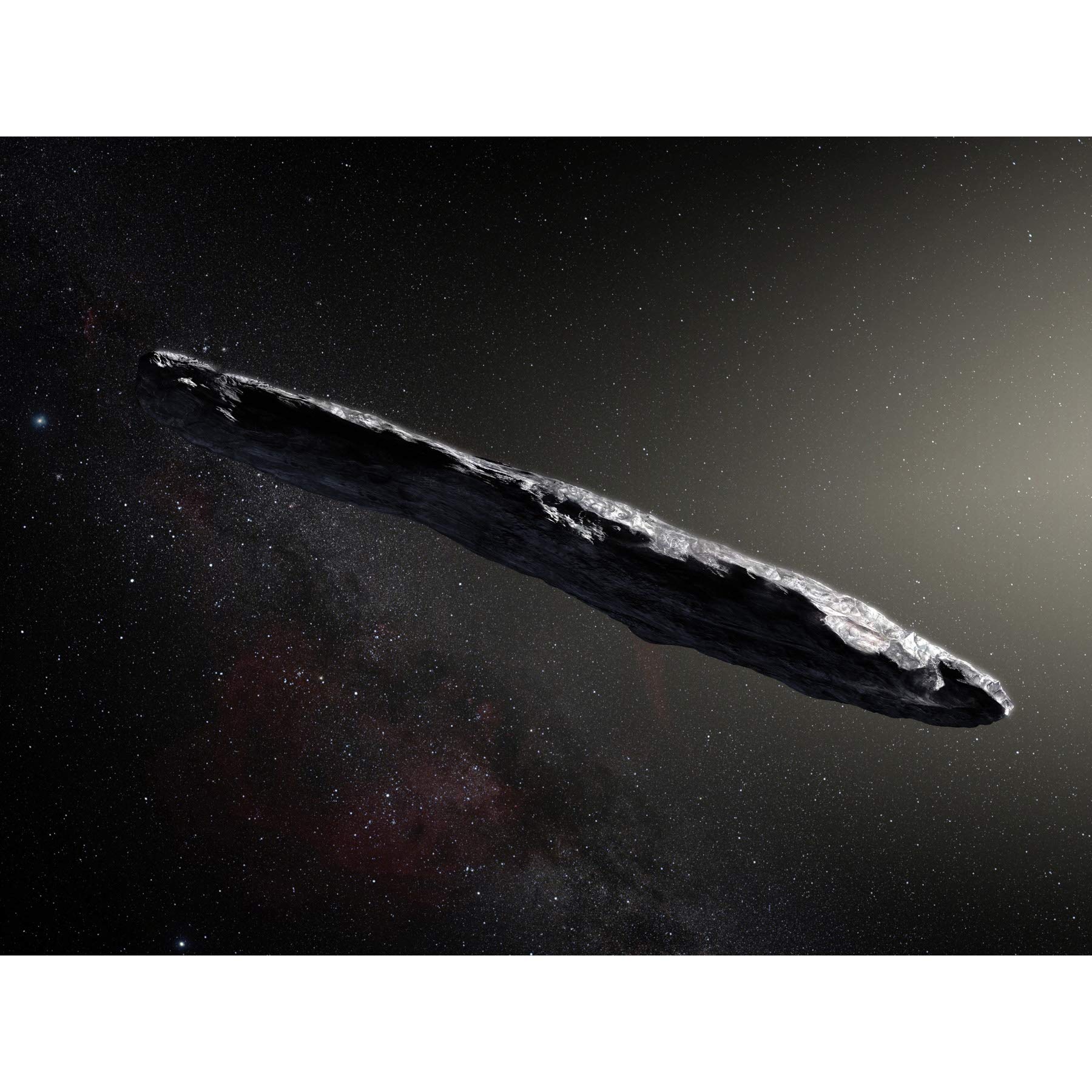 Space ESO Illustration Interstellar Asteroid Oumuamua Large Wall Art Poster Print Thick Paper 18X24 Inch
