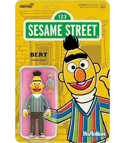 Figurine Super7 ReAction – Oscar The Grouch (Rue Sésame), Neuve Sous Blister