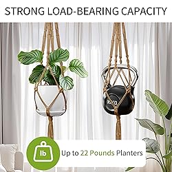 IDEEEPAN Macrame Plant Hanger, 34"/41"/46" 3