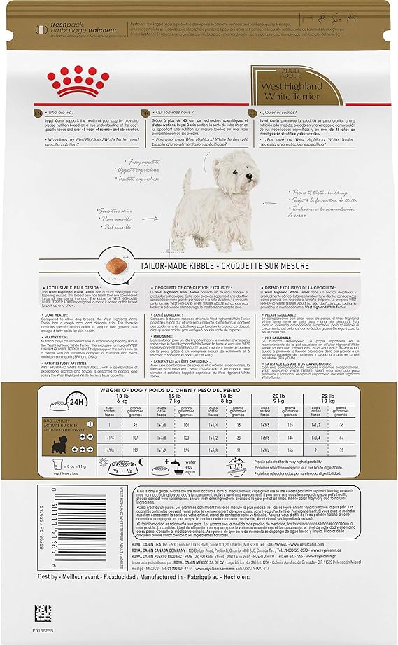 royal canin westie dog food