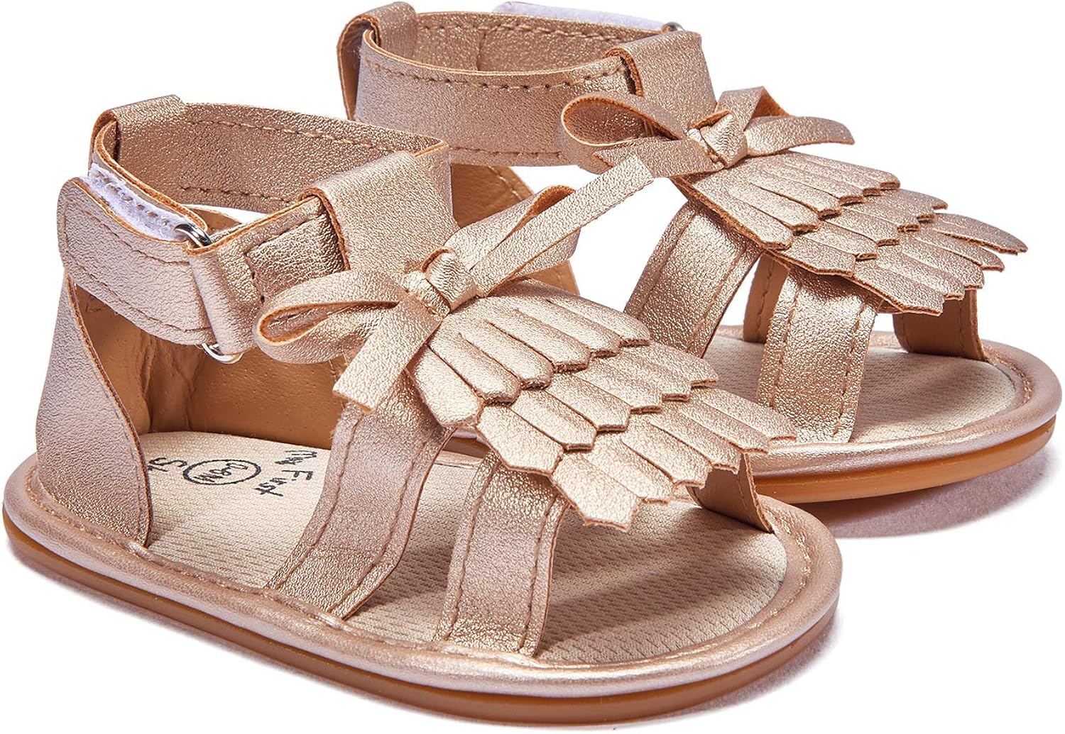  | BMCiTYBM Baby Girls Sandals Summer Shoes Lightweight Non-Slip Rubber Sole Newborn Infant First Walkers 3 6 9 12 18 Months | Sandals