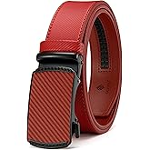 DOOPAI Belt Men, Ratchet Belt Dress Adjustable 1 3/8" Genuine Leather Designer Belt, Size Length Can be Cut, with Gift Box
